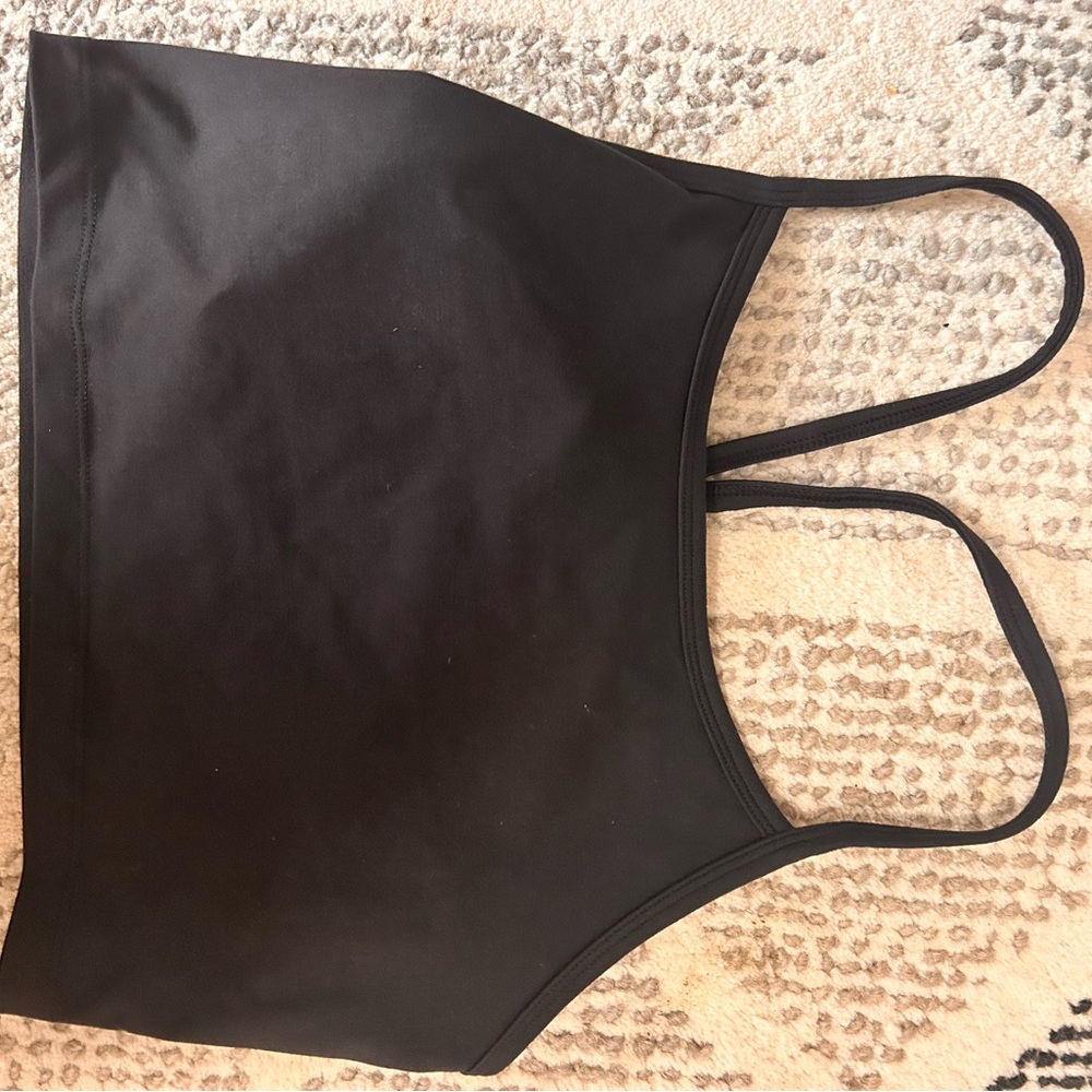 OFFLINE: black tank top with built in bra